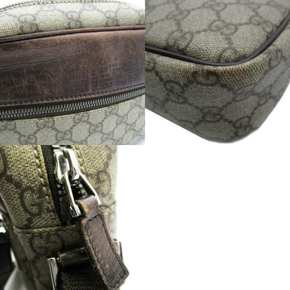 Gucci GG Plus Shoulder Bag Canvas Brown - Picture 10 of 10